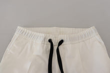 Load image into Gallery viewer, Dolce &amp; Gabbana White Cotton DG Logo Jogger Pants
