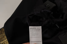 Load image into Gallery viewer, Dolce &amp; Gabbana Black Gold Jacquard Single Breasted Blazer
