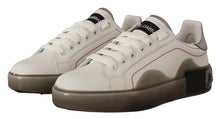 Load image into Gallery viewer, Dolce &amp; Gabbana Elegant White Leather Sneakers
