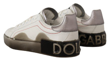 Load image into Gallery viewer, Dolce &amp; Gabbana Elegant White Leather Sneakers
