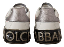 Load image into Gallery viewer, Dolce &amp; Gabbana Elegant White Leather Sneakers
