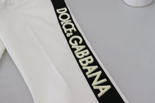 Load image into Gallery viewer, Dolce &amp; Gabbana White Cotton DG Logo Jogger Pants
