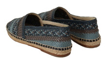 Load image into Gallery viewer, Dolce &amp; Gabbana Elegant Woven Leather Espadrilles
