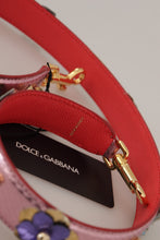 Load image into Gallery viewer, Dolce &amp; Gabbana Elegant Metallic Pink Leather Shoulder Strap
