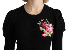 Load image into Gallery viewer, Dolce &amp; Gabbana Elegant Floral Embroidered Wool Cardigan
