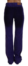 Load image into Gallery viewer, Just Cavalli Elegant Purple Corduroy Straight Fit Pants
