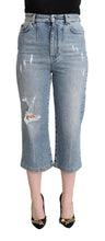 Load image into Gallery viewer, Dolce &amp; Gabbana Chic Capri Cropped Denim Jeans
