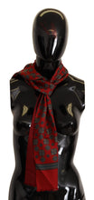 Load image into Gallery viewer, Dolce &amp; Gabbana Elegant Red Silk Scarf
