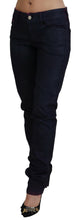 Load image into Gallery viewer, Just Cavalli Sleek Black Low Waist Denim Pants
