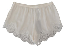 Load image into Gallery viewer, Dolce &amp; Gabbana Elegant White Lace Lingerie Shorts
