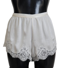 Load image into Gallery viewer, Dolce &amp; Gabbana Elegant White Lace Lingerie Shorts
