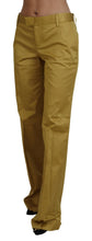 Load image into Gallery viewer, Just Cavalli Elegant Gold Straight Fit Pants
