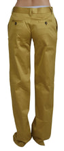 Load image into Gallery viewer, Just Cavalli Elegant Gold Straight Fit Pants
