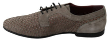 Load image into Gallery viewer, Dolce &amp; Gabbana Elegant Brown Leather Derby Shoes
