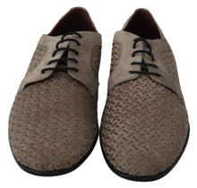 Load image into Gallery viewer, Dolce &amp; Gabbana Elegant Brown Leather Derby Shoes
