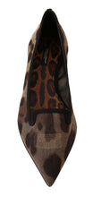 Load image into Gallery viewer, Dolce &amp; Gabbana Elegant Leopard Print Flat Loafers
