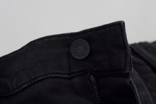 Load image into Gallery viewer, Dolce &amp; Gabbana Black Cotton Patch Embroidery Denim Jeans
