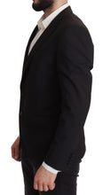 Load image into Gallery viewer, Dolce &amp; Gabbana Elegant Slim Fit Black Blazer Jacket
