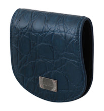 Load image into Gallery viewer, Dolce &amp; Gabbana Sleek Blue Caimano Condom Case Wallet
