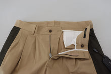 Load image into Gallery viewer, Dolce &amp; Gabbana Brown Black Cotton Chino Men Pants
