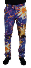 Load image into Gallery viewer, Dolce &amp; Gabbana Multicolor Cotton Luminary Print Denim Jeans
