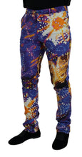 Load image into Gallery viewer, Dolce &amp; Gabbana Multicolor Cotton Luminary Print Denim Jeans
