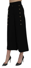 Load image into Gallery viewer, Dolce &amp; Gabbana Elegant High Waist Wide Leg Wool Pants
