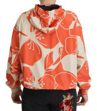 Load image into Gallery viewer, Dolce &amp; Gabbana Elegant Floral Zip Hooded Sweater
