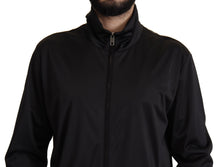 Load image into Gallery viewer, Dolce &amp; Gabbana Black Full Zip Long Sleeve D.N.A Sports Sweater
