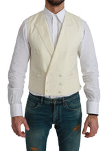 Load image into Gallery viewer, Dolce &amp; Gabbana Elegant Cream Wool Dress Vest
