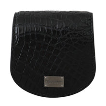 Load image into Gallery viewer, Dolce &amp; Gabbana Sleek Black Leather Coin Case Wallet
