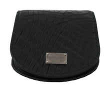 Load image into Gallery viewer, Dolce &amp; Gabbana Sleek Black Leather Coin Case Wallet
