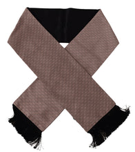 Load image into Gallery viewer, Dolce &amp; Gabbana Light Pink Silk Check Print Neck Wrap Fringes Scarf
