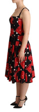 Load image into Gallery viewer, Dolce &amp; Gabbana Sicilian Bag Print Sleeveless Midi Dress
