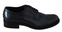 Load image into Gallery viewer, Dolce &amp; Gabbana Elegant Blue Leather Derby Dress Shoes
