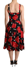 Load image into Gallery viewer, Dolce &amp; Gabbana Sicilian Bag Print Sleeveless Midi Dress
