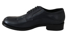 Load image into Gallery viewer, Dolce &amp; Gabbana Elegant Blue Leather Derby Dress Shoes
