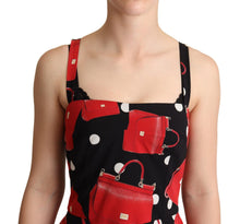 Load image into Gallery viewer, Dolce &amp; Gabbana Sicilian Bag Print Sleeveless Midi Dress
