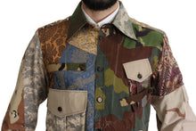 Load image into Gallery viewer, Dolce &amp; Gabbana Patchwork Camouflage Casual Shirt
