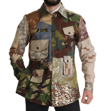 Load image into Gallery viewer, Dolce &amp; Gabbana Patchwork Camouflage Casual Shirt
