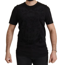 Load image into Gallery viewer, Dolce &amp; Gabbana Elegant Black Baroque Crewneck Tee
