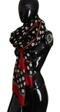 Load image into Gallery viewer, Dolce &amp; Gabbana Elegant Silk-Cashmere Polka Dot Scarf
