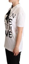 Load image into Gallery viewer, Dolce &amp; Gabbana Chic Love Slogan Silk Cotton Tee
