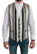 Load image into Gallery viewer, Dolce &amp; Gabbana Stripe Cotton Silk Dress Vest
