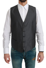 Load image into Gallery viewer, Dolce &amp; Gabbana Elegant Gray Wool Blend Dress Vest
