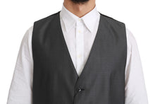 Load image into Gallery viewer, Dolce &amp; Gabbana Elegant Gray Wool Blend Dress Vest
