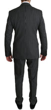 Load image into Gallery viewer, Dolce &amp; Gabbana Elegant Striped Wool-Silk Two-Piece Suit
