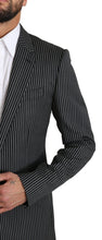 Load image into Gallery viewer, Dolce &amp; Gabbana Elegant Striped Wool-Silk Two-Piece Suit
