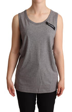 Load image into Gallery viewer, Dolce &amp; Gabbana Elegant Gray Cotton Jersey Sleeveless Tank
