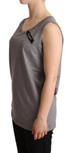 Load image into Gallery viewer, Dolce &amp; Gabbana Elegant Gray Cotton Jersey Sleeveless Tank
